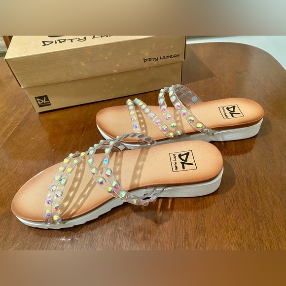 Dirty Laundry by Chinese Laundry Women's Coral Reef Sandal Iridescent Size 6.5 - Picture 6 of 11